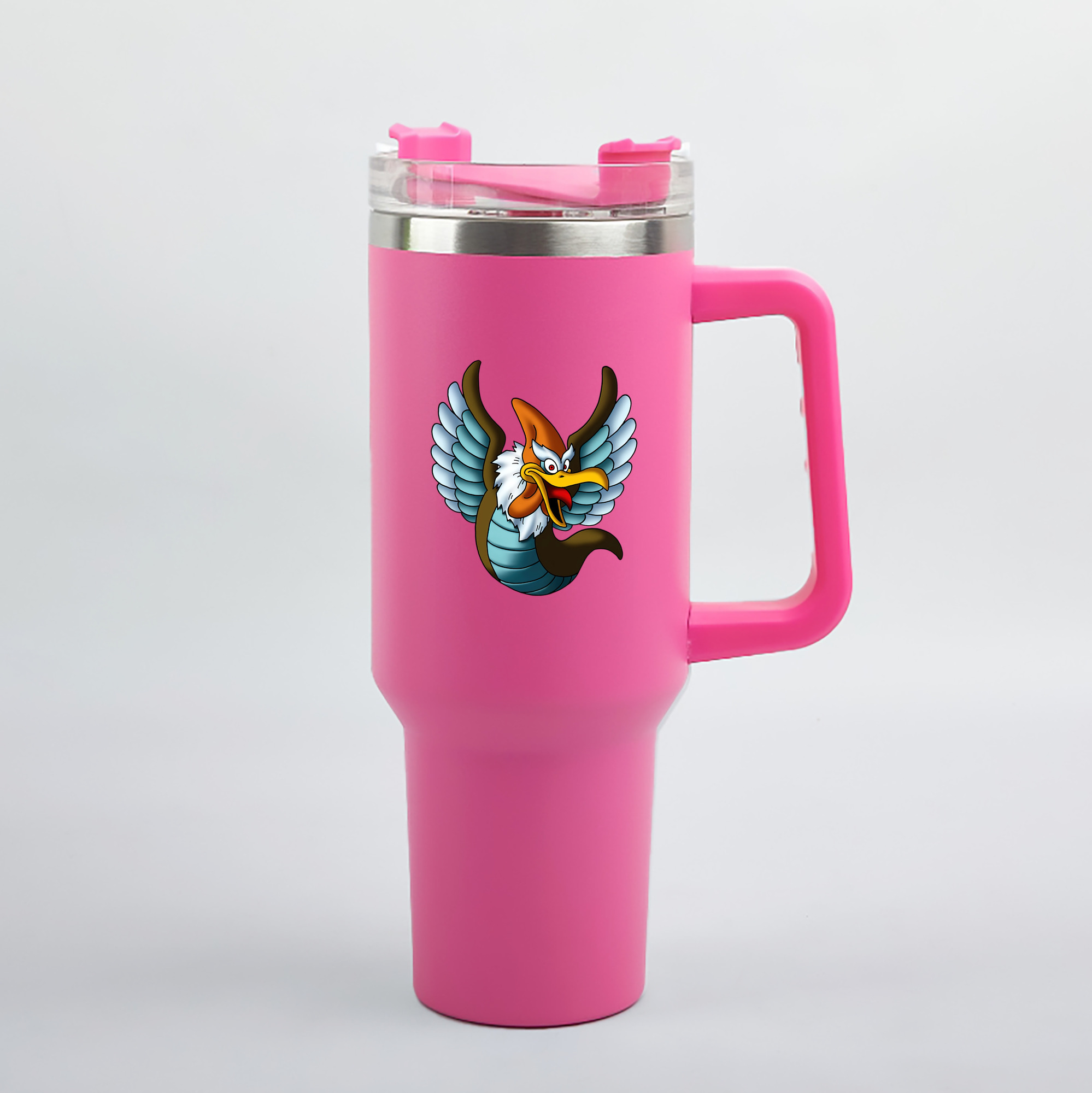 （画像用） ドラゴンクエスト Doragon Kuesuto Dragon Quest 1200mL車用タンブラー（カラープリント）